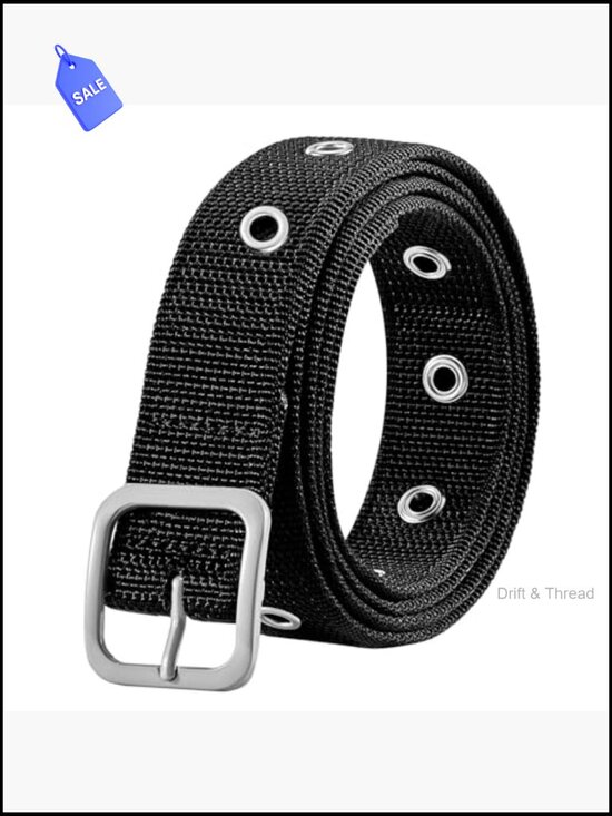 Plus Size Nylon Grommet Belt 39-63\